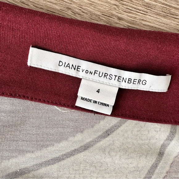 NWOT Sz 4 Diane Von Furstenberg New Julian Two Signature Silk Jersey Wrap Dress - Picture 7 of 12